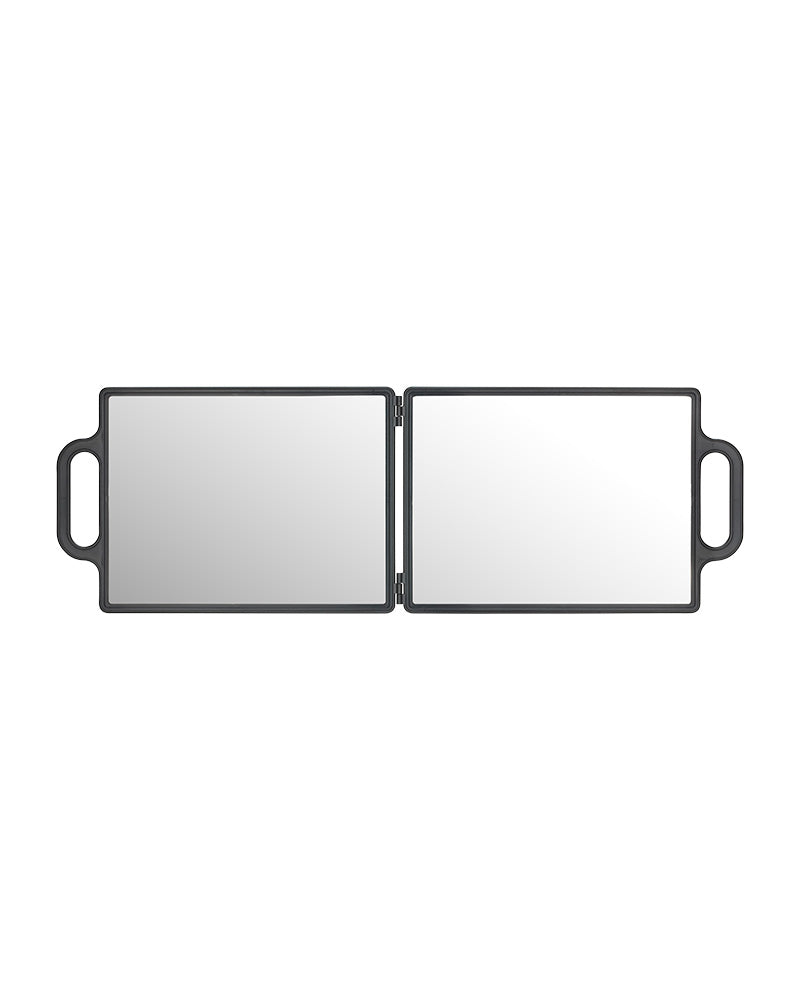 TWINS - Anthracite double mirror with handle